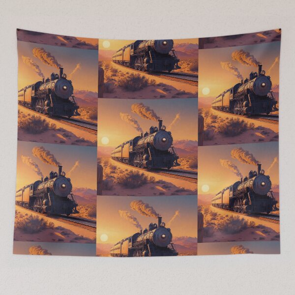 Item preview, Vintage Rail Sunset Edition Artwork designed and sold by PrecisionByAJSM.