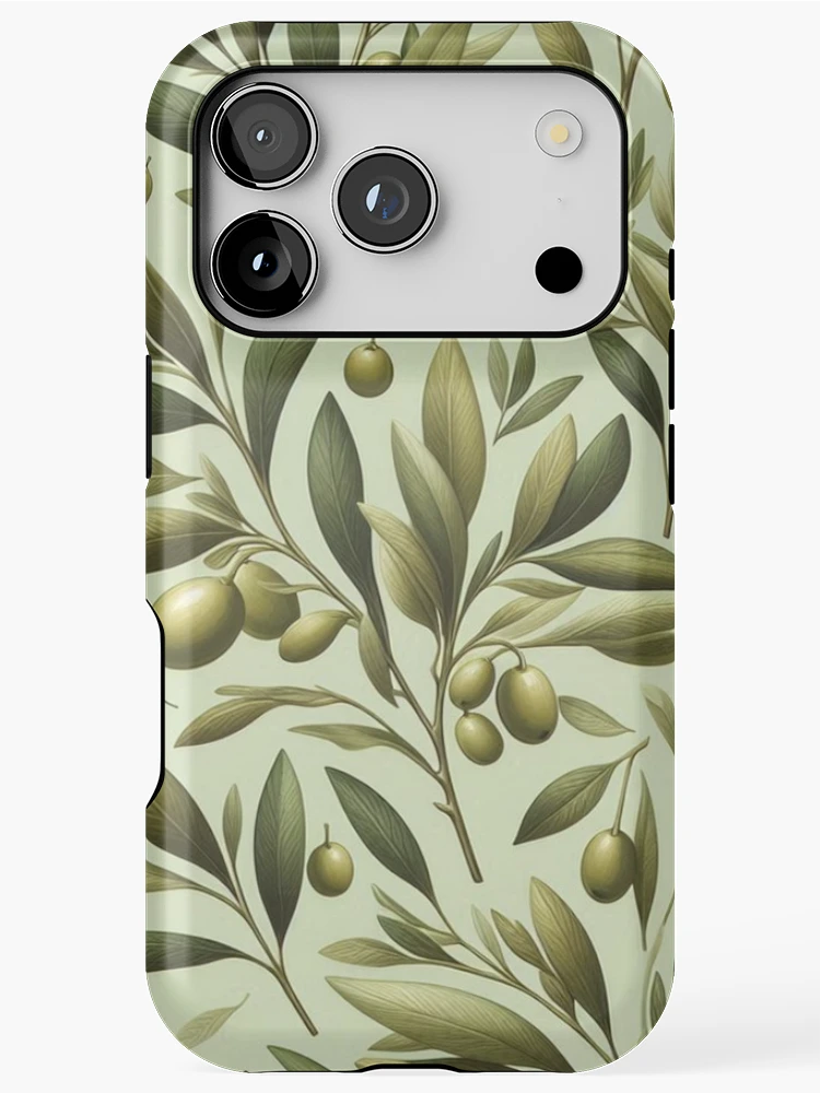 Thumbnail 1 of 4, iPhone Case, Olive Trees Pattern designed and sold by Rui Fernandes.
