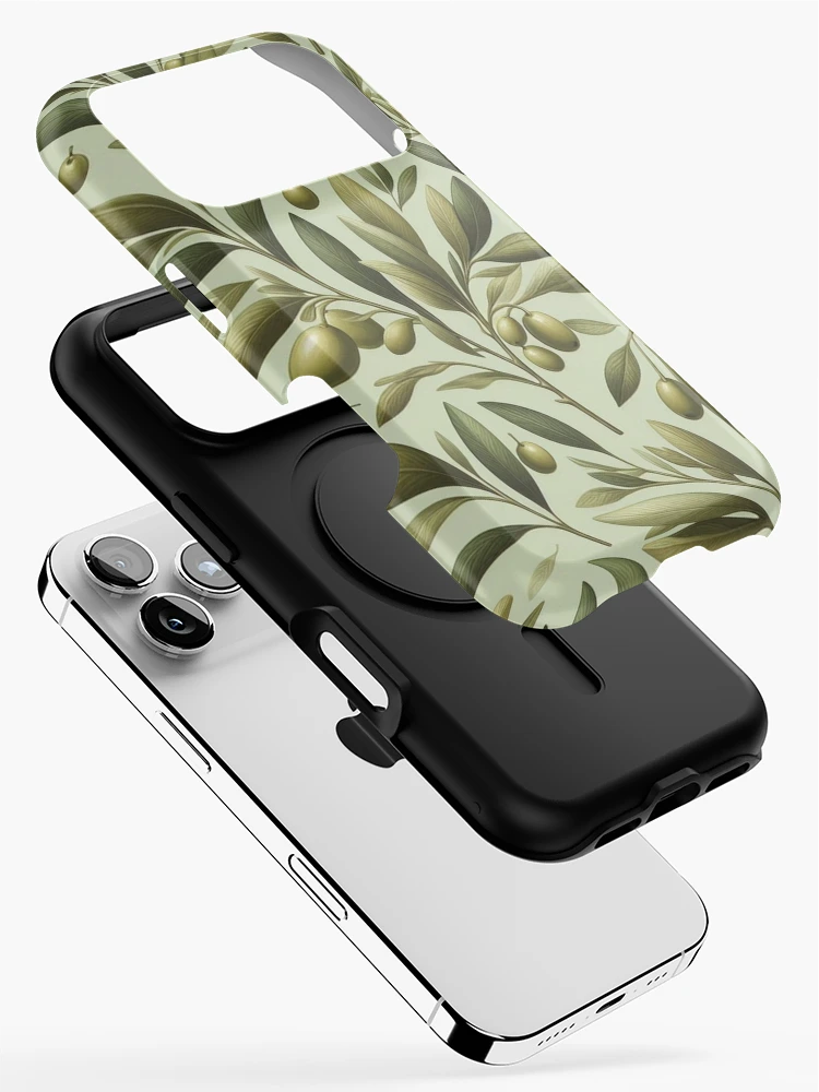 Thumbnail 2 of 4, iPhone Case, Olive Trees Pattern designed and sold by Rui Fernandes.