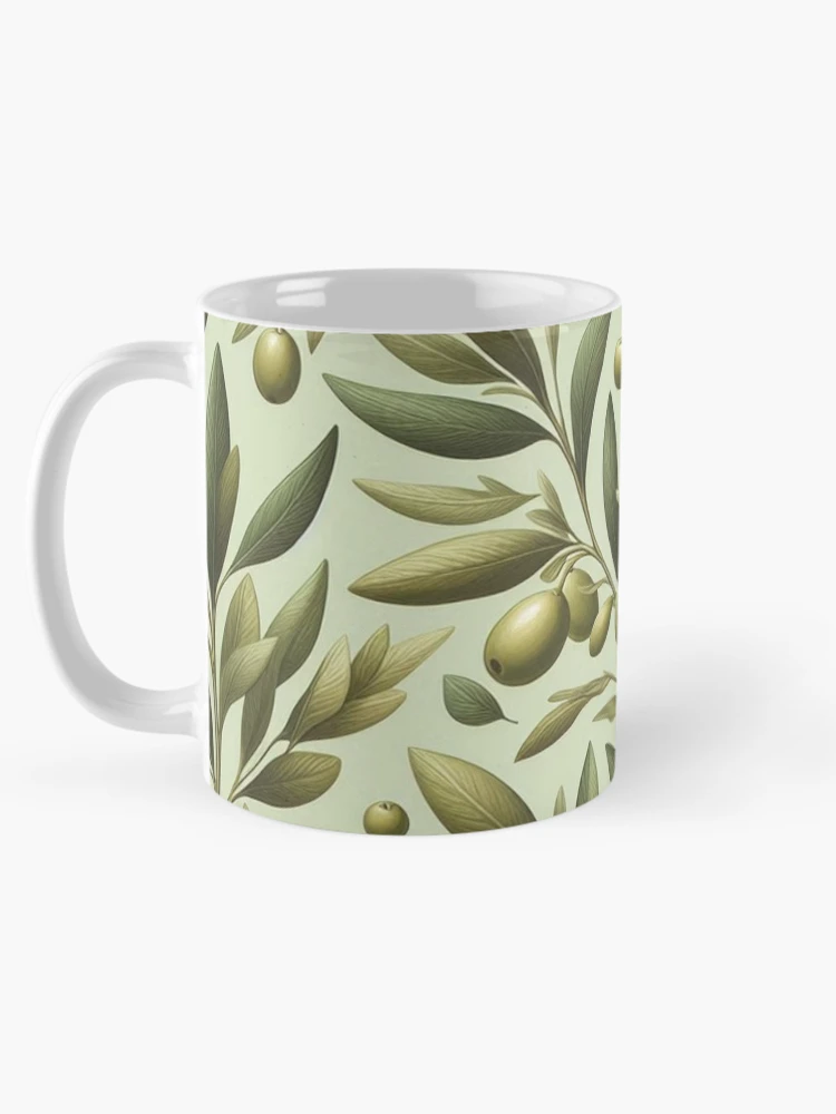 Thumbnail 5 of 6, Coffee Mug, Olive Trees Pattern designed and sold by Rui Fernandes.