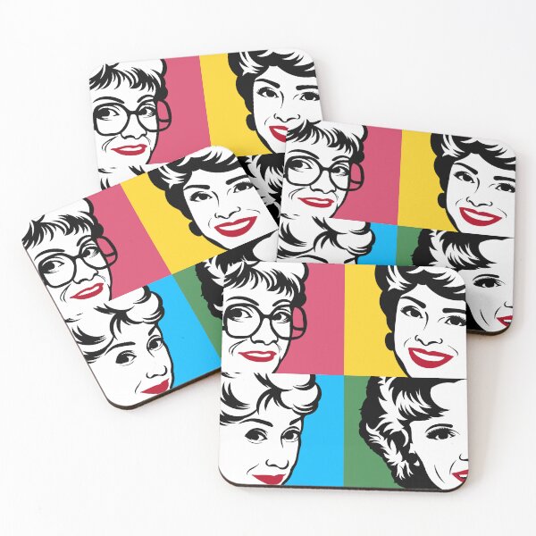 Item preview, Golden Girls Cartoon PopArt Drawing Square designed and sold by Henrylizarraga.