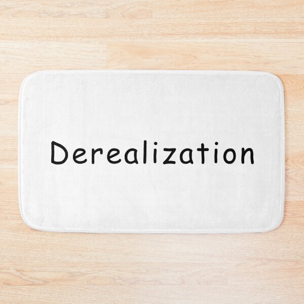 Item preview, Derealization - Black Text Design designed and sold by MusicArtAndGrind.