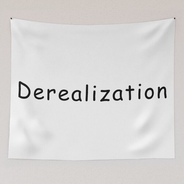 Item preview, Derealization - Black Text Design designed and sold by MusicArtAndGrind.