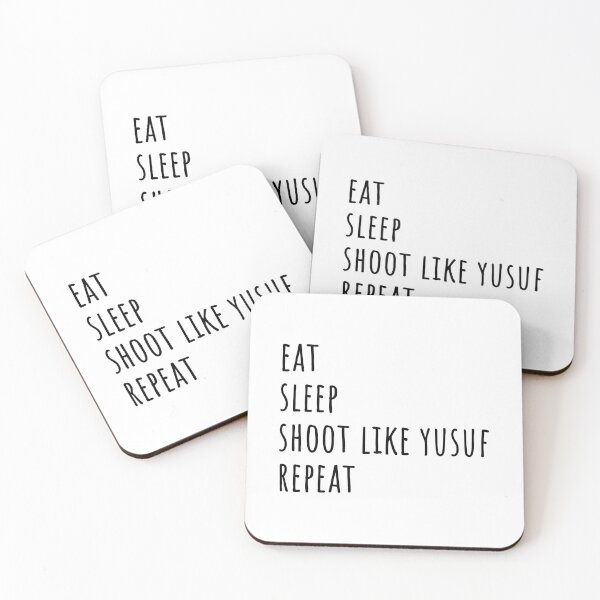 Item preview, eat sleep shoot like yusuf repeat designed and sold by EmeraldeaDesign.