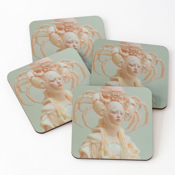 Item preview, "Hybrid Beauty: Woman with Crab" designed and sold by MacroArtHub.