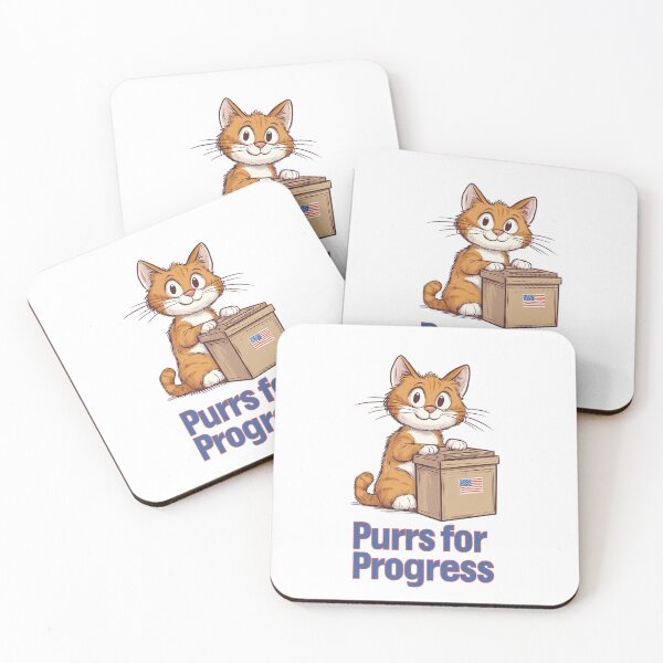 Item preview, Purrs for Progress designed and sold by Boddicca.