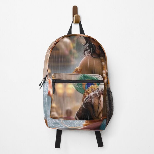 Item preview, Happy Krishna Enjoying the Rain designed and sold by Eshant.