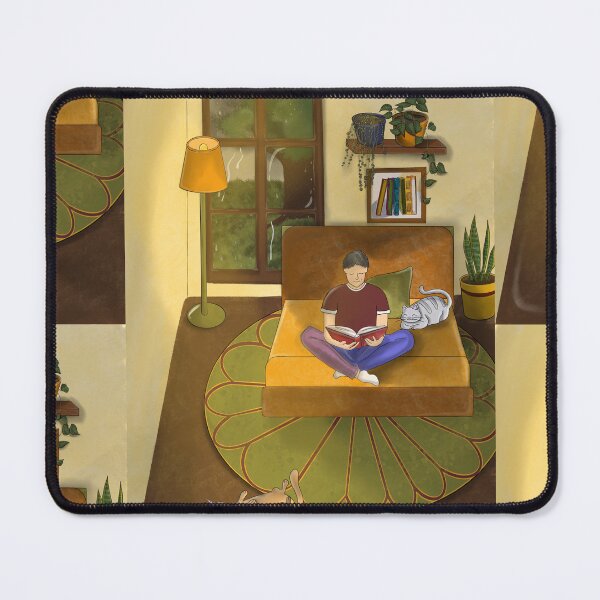 Item preview, Man reading designed and sold by Anna Kowalska-Karzkowiak.