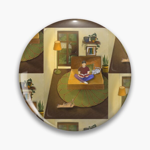 Item preview, Man reading designed and sold by Anna Kowalska-Karzkowiak.