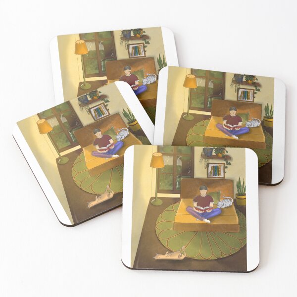 Item preview, Man reading designed and sold by Anna Kowalska-Karzkowiak.