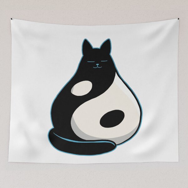 Item preview, Yin & Yang Cat designed and sold by TomiAx.