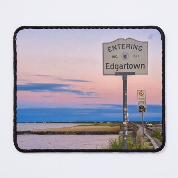 Item preview, Entering Edgartown Cape Cod  Martha's Vineyard - roadsign into Cape Cod Town designed and sold by WigOutlet.