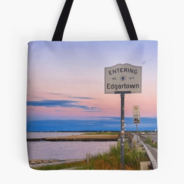 Item preview, Entering Edgartown Cape Cod  Martha's Vineyard - roadsign into Cape Cod Town designed and sold by WigOutlet.