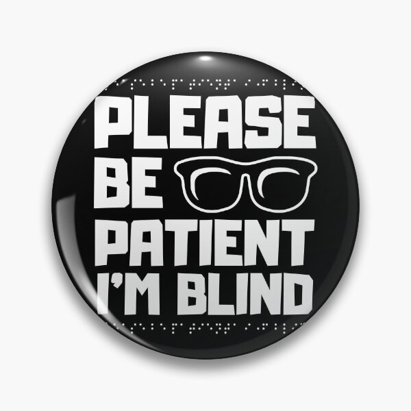 Item preview, Blind person x blind person designed and sold by The  Knick Knack Nook.