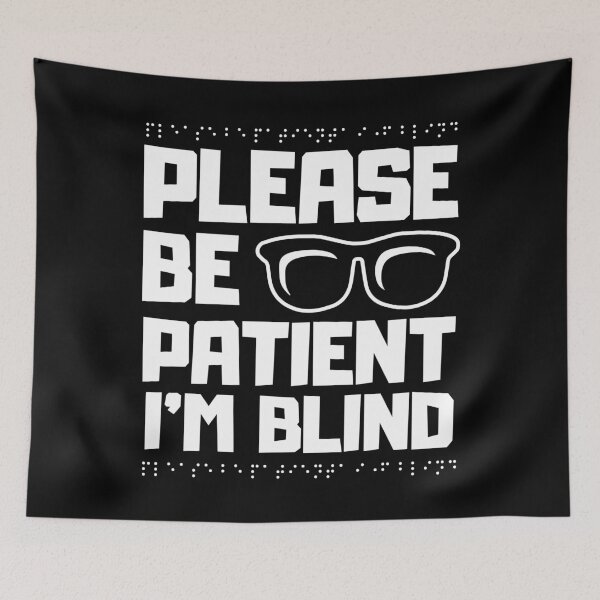 Item preview, Blind person x blind person designed and sold by The  Knick Knack Nook.