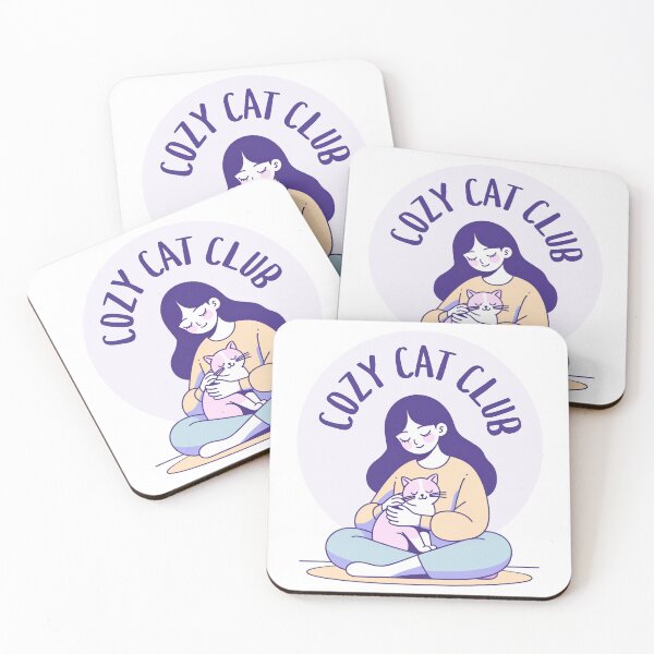 Item preview, Proud Member of the Cozy Cat Club designed and sold by Sarah Teigland.