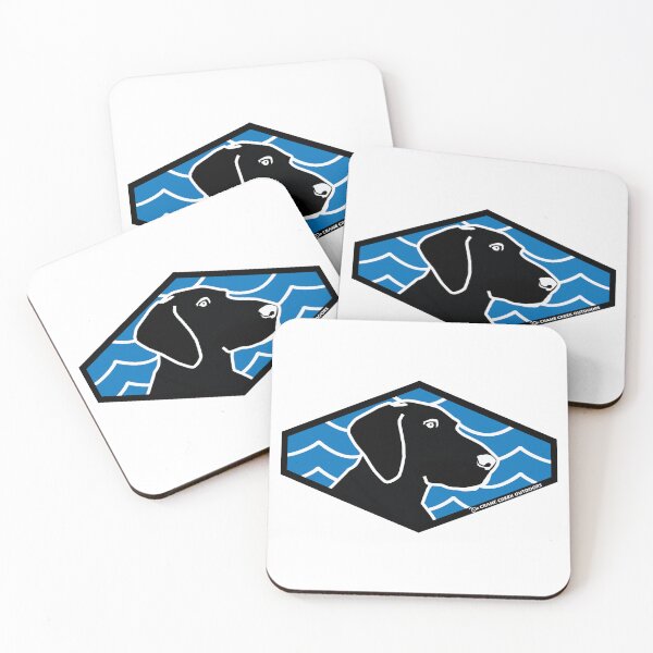 Item preview, Black Lab Profile, Waves Background designed and sold by CraneCreek.