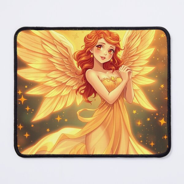 Item preview, Golden Angelic Girl designed and sold by NerdscapeDC.