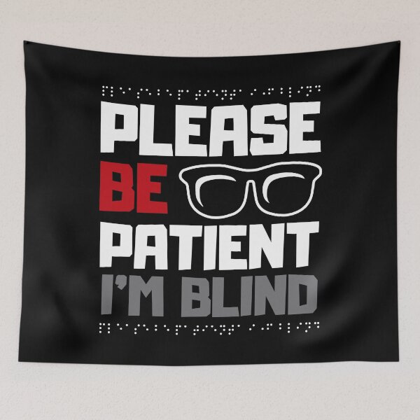 Item preview, Blind person x blind person designed and sold by The  Knick Knack Nook.