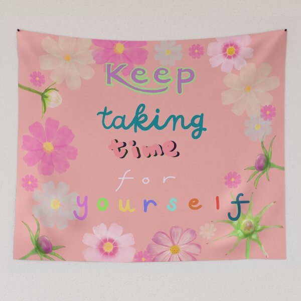 Item preview, Keep taking time for yourself watercolour designed and sold by Olivia.art.room.