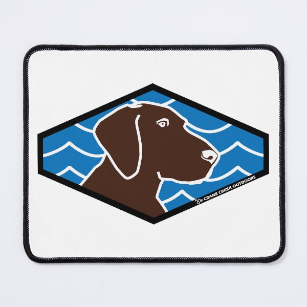 Item preview, Chocolate Lab Profile, Waves Background designed and sold by CraneCreek.
