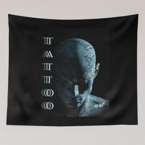 Item preview, Tattoo, dark tattoo graphics, tattoo art, tattooed head designed and sold by silent-violin.
