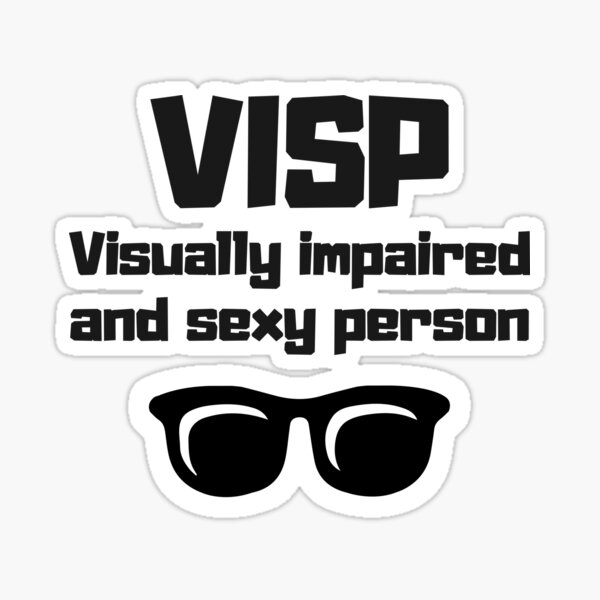Item preview, Blind person x blind person designed and sold by The  Knick Knack Nook.