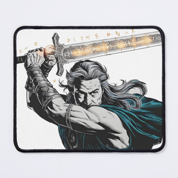Item preview, Epic Mythical Warrior Zagreus and His Legendary Sword designed and sold by dreamprinthq.