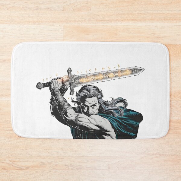Item preview, Epic Mythical Warrior Zagreus and His Legendary Sword designed and sold by dreamprinthq.