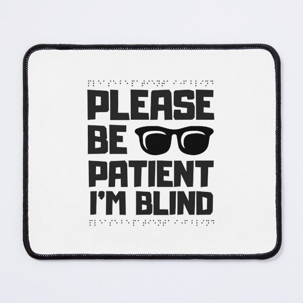 Item preview, Blind person x blind person designed and sold by The  Knick Knack Nook.
