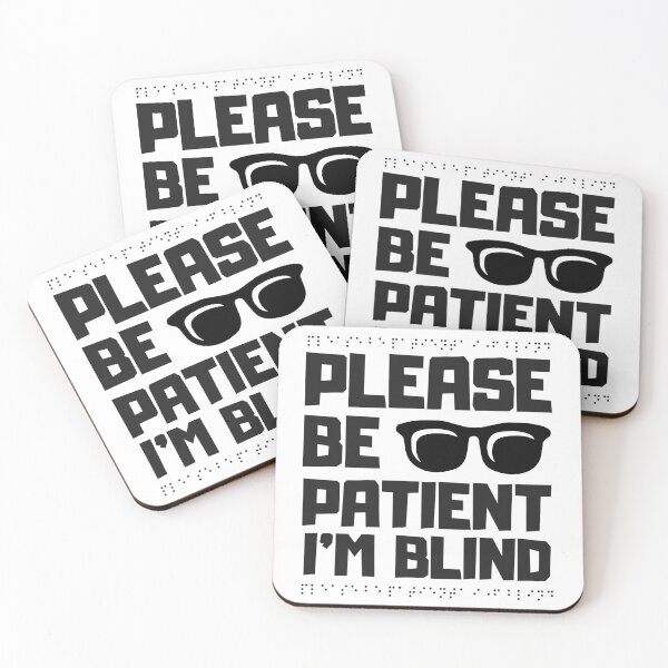 Item preview, Blind person x blind person designed and sold by The  Knick Knack Nook.