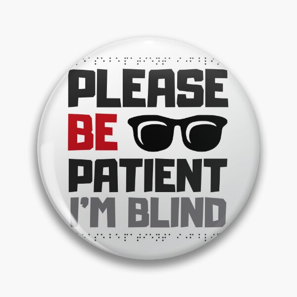 Item preview, Blind person x blind person designed and sold by The  Knick Knack Nook.