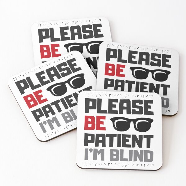 Item preview, Blind person x blind person designed and sold by The  Knick Knack Nook.