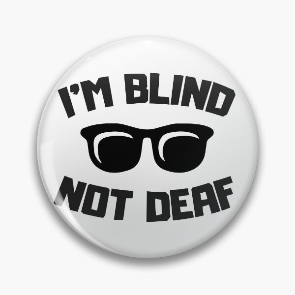 Item preview, Blind person x blind person designed and sold by The  Knick Knack Nook.