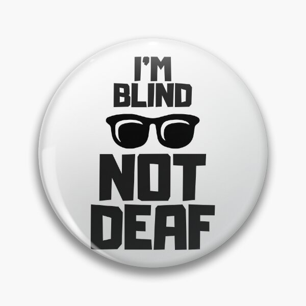 Item preview, Blind person x blind person designed and sold by The  Knick Knack Nook.