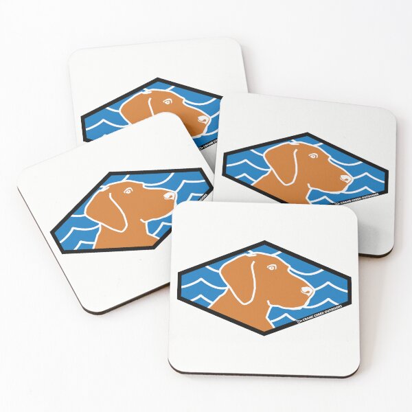Item preview, Fox Red Lab Profile, Waves Background designed and sold by CraneCreek.