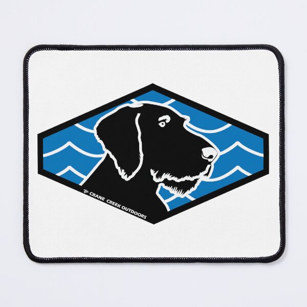 Item preview, Wirehair Profile, Waves Background designed and sold by CraneCreek.