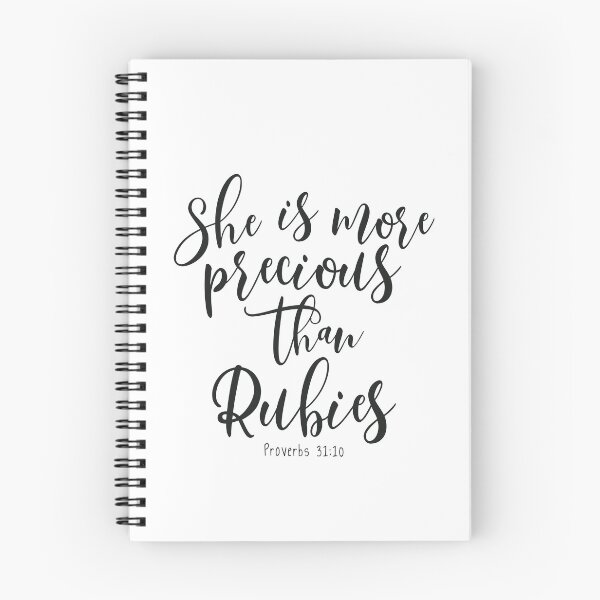 Item preview, Proverbs 31:10 She Is More Precious Than Rubies designed and sold by amazingjoy.