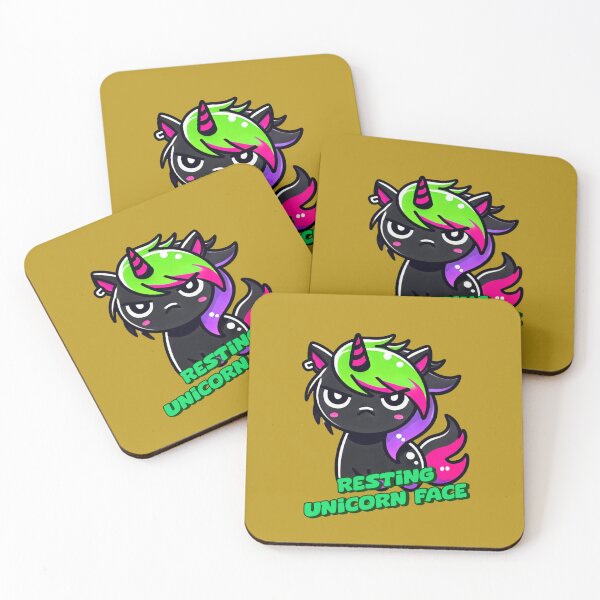 Item preview, Resting Unicorn Face - Cheryl designed and sold by 3DAF.