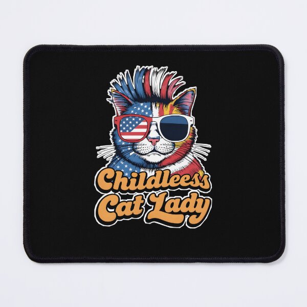 Item preview, Childless Cat Lady 2024 Kamala Harris designed and sold by TahfahTk.
