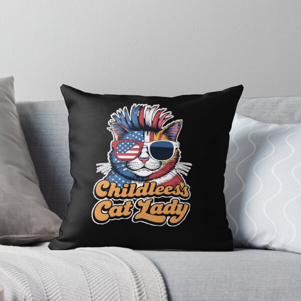 Item preview, Childless Cat Lady 2024 Kamala Harris designed and sold by TahfahTk.