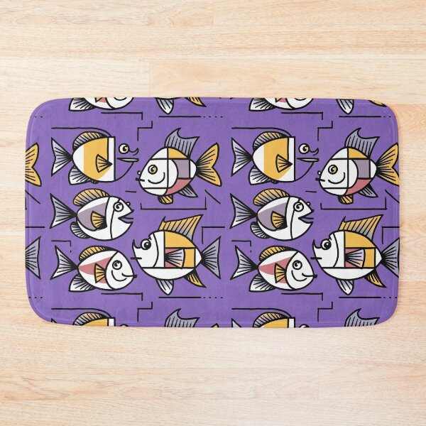 Item preview, Funny Cool Artsy Fish Print Abstract Art designed and sold by Nature's Fancy.