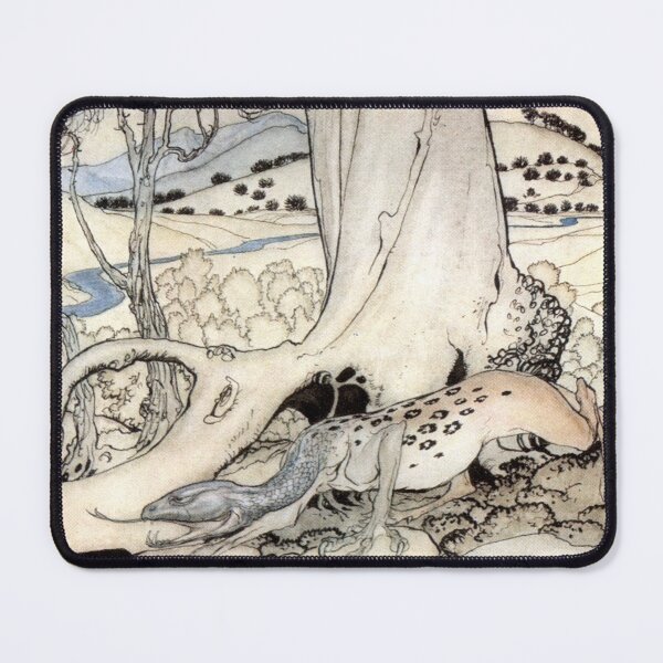 Item preview, The Questing Beast - Arthur Rackham designed and sold by forgottenbeauty.