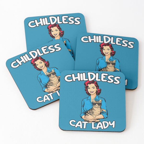 Item preview, Childless Cat Lady Vibes designed and sold by BlackNoah.