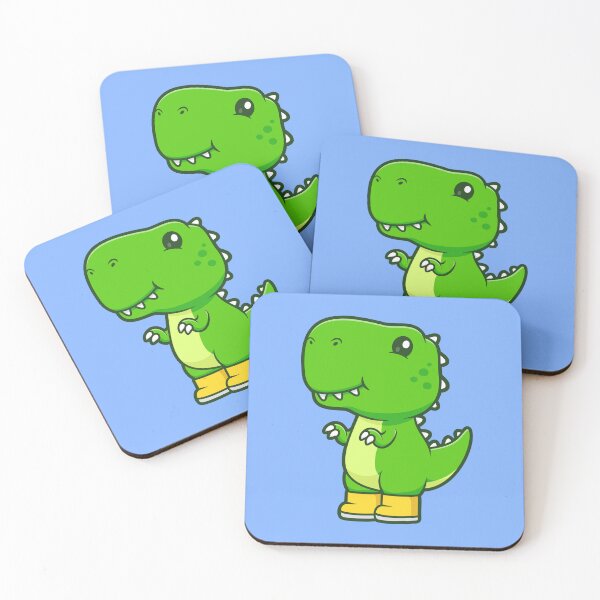 Item preview,  Cute Dinosaur Wearing Boots Cartoon Vector Icon Illustration designed and sold by hjian8219.