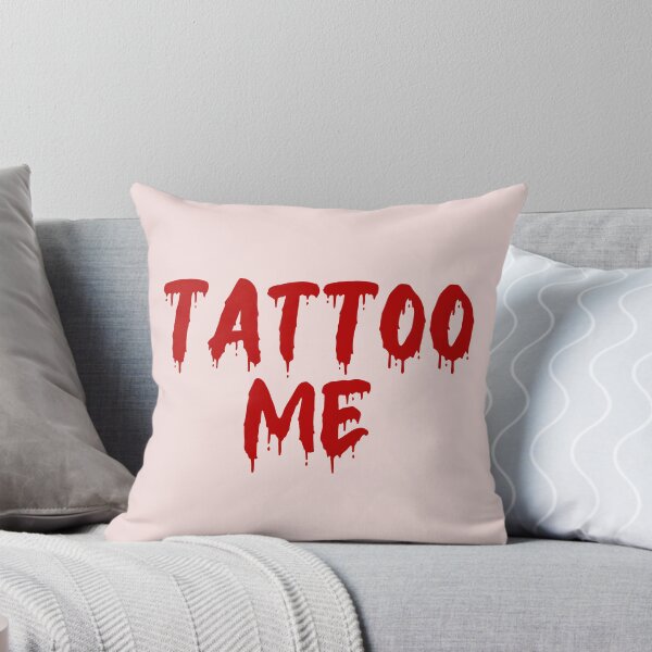 Item preview, RED ON PINK TATTOO ME BLOOD DRIP designed and sold by RomeArtCo.
