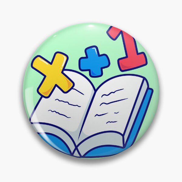 Item preview,  Math Book with Numbers Cartoon Vector Icon Illustration designed and sold by hjian8219.