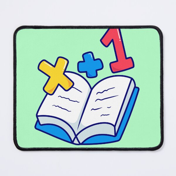 Item preview,  Math Book with Numbers Cartoon Vector Icon Illustration designed and sold by hjian8219.