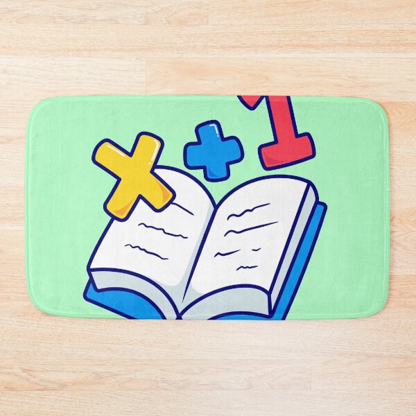 Item preview,  Math Book with Numbers Cartoon Vector Icon Illustration designed and sold by hjian8219.