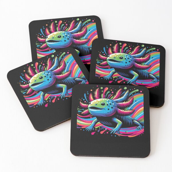 Item preview, Axolotl Pop Art Axolotl Paint Splashes Cute Axolotl Colorful designed and sold by MTRBSK11.